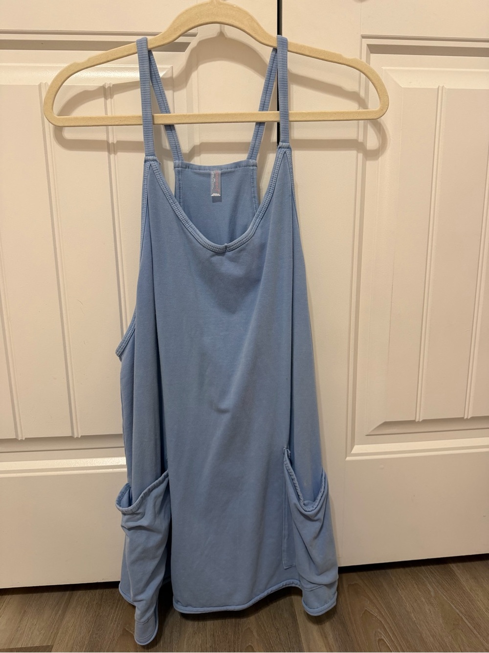 FP Movement by Free People Light Blue Hot Shot Mini Dress
